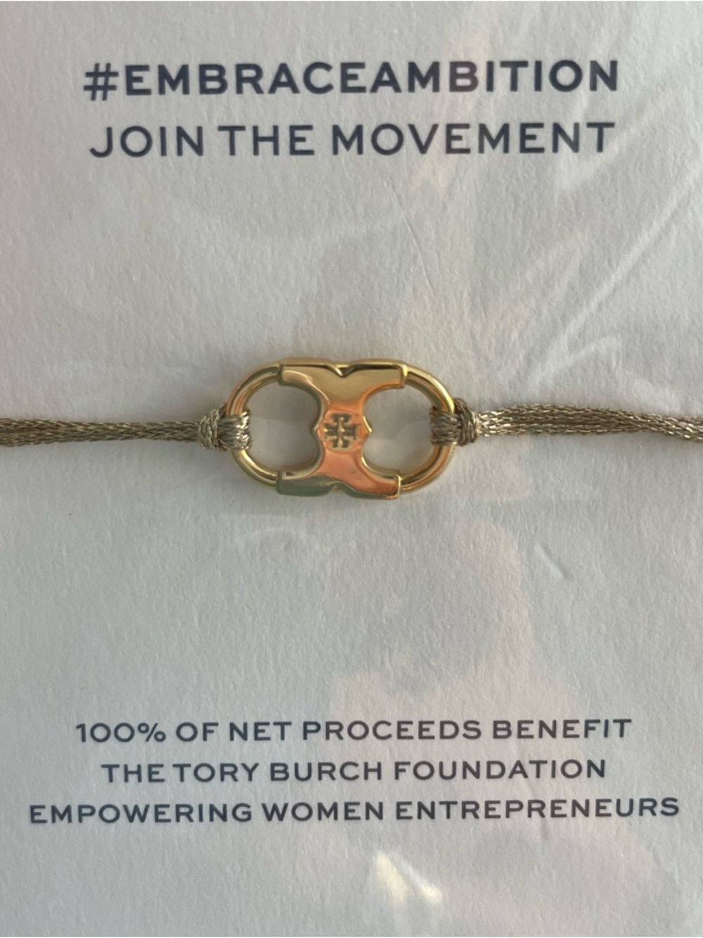 Tory Burch EMBRACE AMBITION BRACELET in Gold/Tory Gold - Picture 12 of 12
